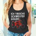 With Brother Siblings Family Tractor Stolzer Bruder Tank Top