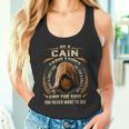 As a CAIN I Have 3 Sides Ninja Custom Name Birthday Gift Tank Top