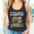 Camping Camping Weekend Forecast Drinking Alcohol Saufen Tank Top