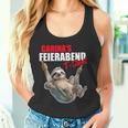 Carina Rente Feierabend Faultierorname Spruch Tank Top