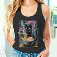 Cat Ramen Anime Manga Kawaii Otaku Fashion Cat Streetwear Tank Top