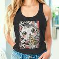 Cat Ramen Noodle Japanese Anime Manga Ramen Kawaii Cat Tank Top