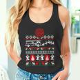 Christmas Fireman Fire Brigade Ugly Christmas Tank Top