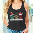 Christmas Outfit Christmas Party Outfit Cat Dog Paw Tank Top