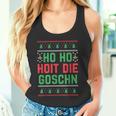 Christmas Party Santa Ho Ho Hoit Die Goschn Tank Top