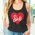 Con Nombre I Love Sidi I Heart Named Camiseta sin mangas