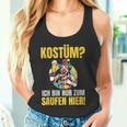 Costume Ich Bin Nur Zum Saufen Hier Carnival Costume Tank Top