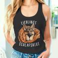 Cute Dog Official Favourite Sleep Shepherd Tank Top