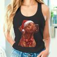 Cute Rhodesian Ridgeback Dog Christmas Merry X-Mas Graphic Tank Top