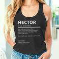 Definition Hector Name Spruch Hector Apellidos Hector Camiseta sin mangas