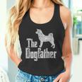 The Dogfather Akita Inu Dog Silhouette Tank Top