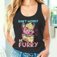 Don't Worry Be Furry I Furry Fandom Cosplay Tank Top