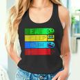 Eat Sleep Dash Repeatideo Game Geometryideo Gamer Tank Top