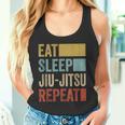 Eat Sleep Jiu-Jitsu Repeat Jiu-Jitsu Sin Mangas Camiseta sin mangas