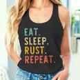 Eat Sleep Rust Repeat Programming Retrointage Tank Top