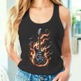 Electric Guitar With Flames Tank Top