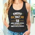 Enero 1967 58 Años Hombre Cumpleaños Regalo Enero 1967 Camiseta sin mangas