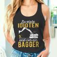 Excavator Driver Digger Guide Construction Worker Construction Nur Ein Digger Tank Top