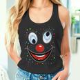 Fancy Dress Clown Face Outfit Clown Costume Carnival Tank Top