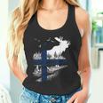 Finland Flag Elk Finland Tank Top