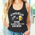 Fisch&Bier Darum Bin Ich Hier Angler Tank Top