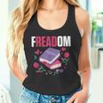 Freadom Anti Ban Books Freedom To Read Book Reading Tank Top