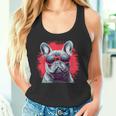 French Bulldog With Sunglasses Tank Top