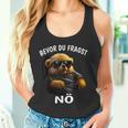 Bevor Du Frachen Tank Top