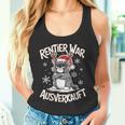 Christmas Cat Reindeer Was Out Sold Out Tank Top