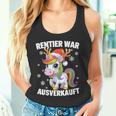 Christmas Unicorn Reindeer Was Out Sold Out Tank Top