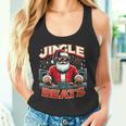 Jingle Beats Music Dj Santa Christmas Ugly Xmas Tank Top