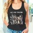 Funny Let's Get Trashed Raccoon & Opossum Beer Tank Top