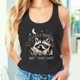 Funny Raccoon Tank Top | Quirky Humor for Animal Lovers