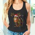 Squirrel Christmas Tree Lights Reindeer Christmas Tank Top