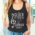 Glück Ist Wenn Der Soprano Insert Choir Singer Tank Top