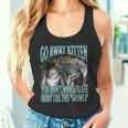 Go Away Kitten Offensive Werewolf Meme Bootleg Graphic Tank Top