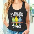 With Goat Parakeet Ich Habe Mehr Als Nur Einogel Parakeet Motif Tank Top