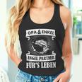 Grandpa And Grandson Angel Partner Fishing Partner Father's Day Tank Top