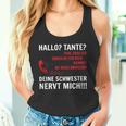 Hallo Tante Endlich Rereich Ich Dich Kann Du Mich Abholen HelloTank Top