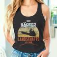 Hard Hardener Landscaper Chainsawintage Tank Top