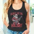 Heavy Metal Santa Claus Rock Holiday Navidad Música Rock Camiseta sin mangas