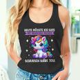 Heute Möchte Ich Was Mit Menschen Machen Schubsen Einhorn Tank Top