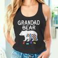 Hombre Grandad Bear Autism Awareness Autism Papa Daddy Camiseta sin mangas