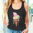 Ice Cream Melting Ice Cream Cone In Pastel Colours Tank Top