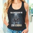 Ich Bin The Sigma Du Kannst Mich Nicht Erschrecken Wolf Meme Alpha Tank Top