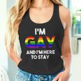 I'm Gay And I'm Proud Gay Boyfriend LGBTQ Rainbow Flag Tank Top