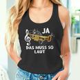 Ja Das Muss So Laut Trumpete Music Tank Top