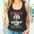 Jesus Nasty Christmas Knitted Jacket With Birthday Boy Tank Top