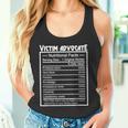 Job Title Worker Nutrition Facts Victim Advocate Tank Top