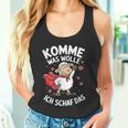 Komme Was Wolle Ich Schaf Das Landwirt Bauernhof Motivation Tank Top